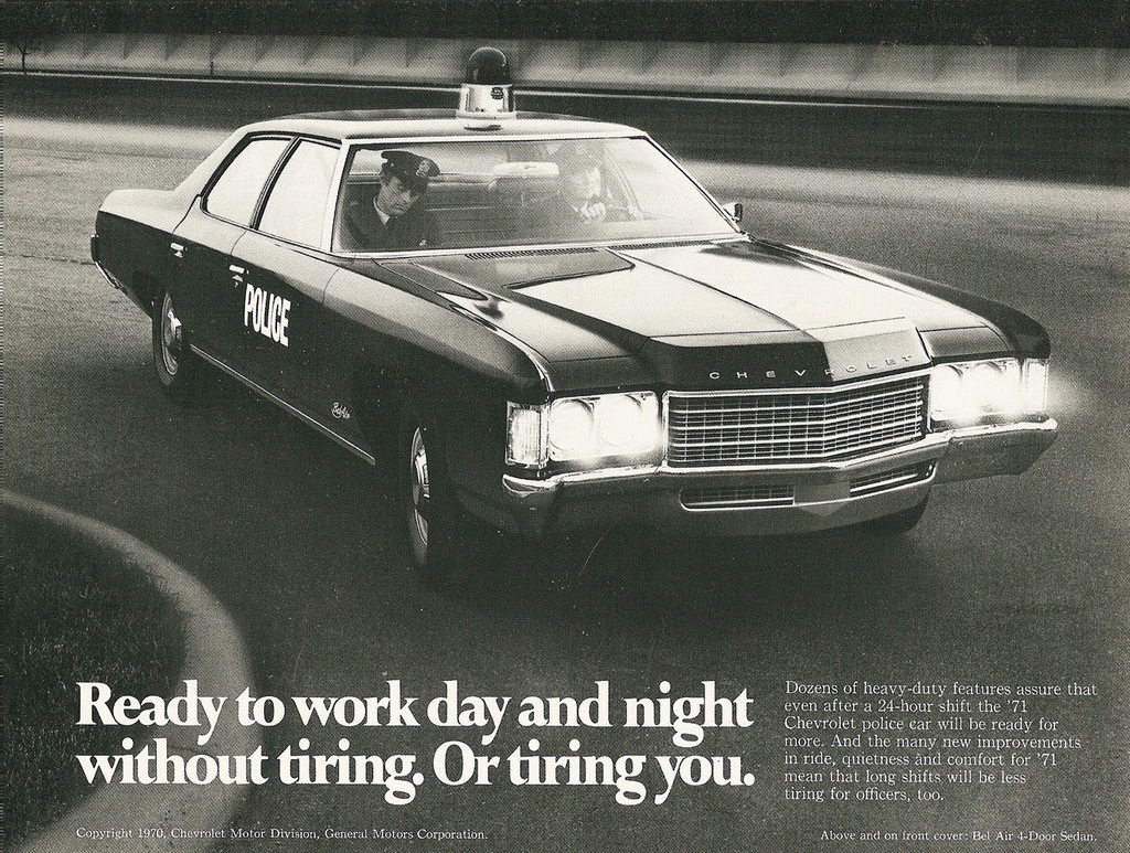 1971 Chevrolet Police Vehicles Brochure Page 4